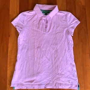 Tommy Hilfiger purple golf shirt